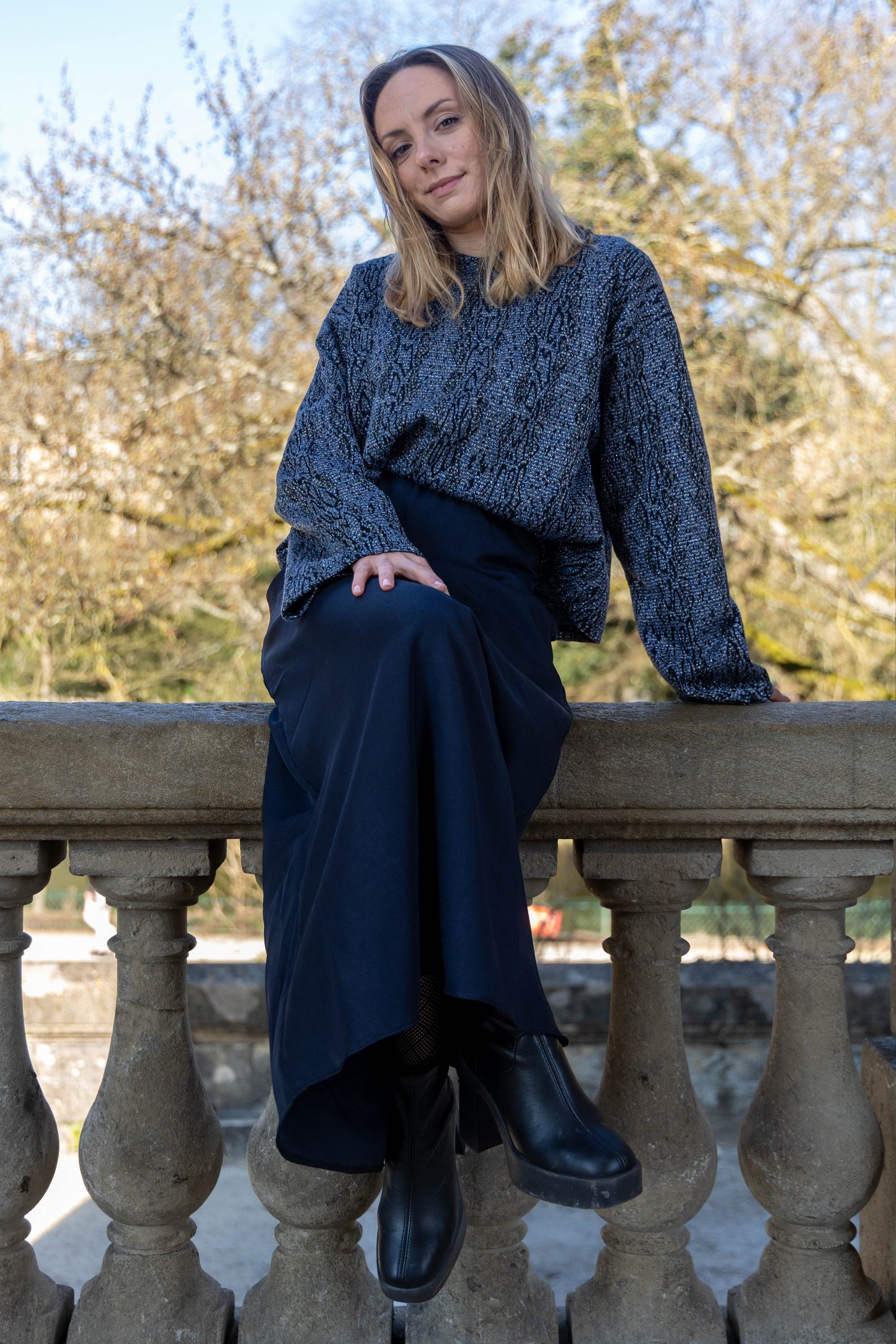 Pull bleu Lysia