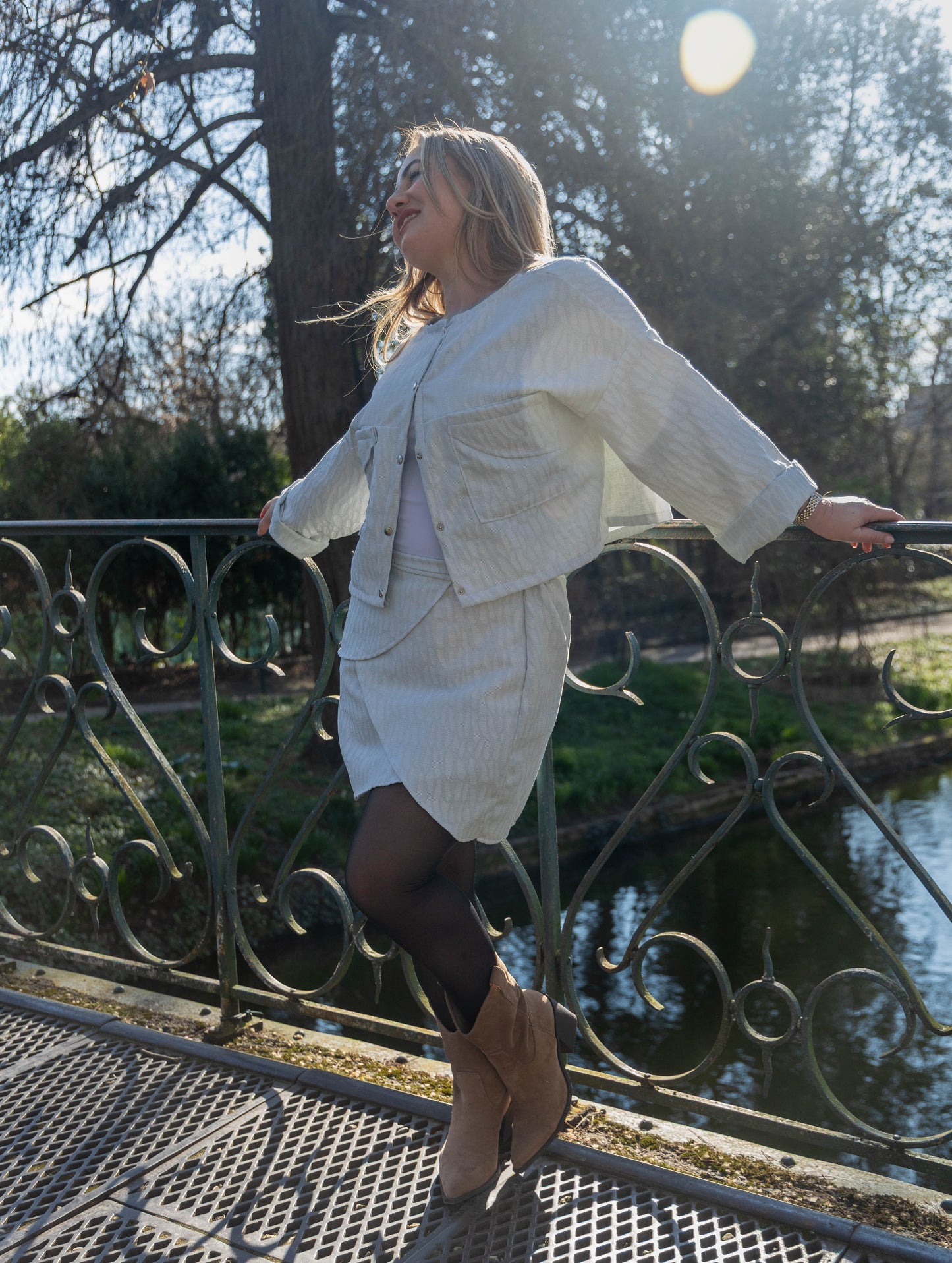 Veste blanche Albéa