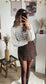 Pull beige cocooning LYRA