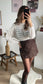 Pull beige cocooning LYRA