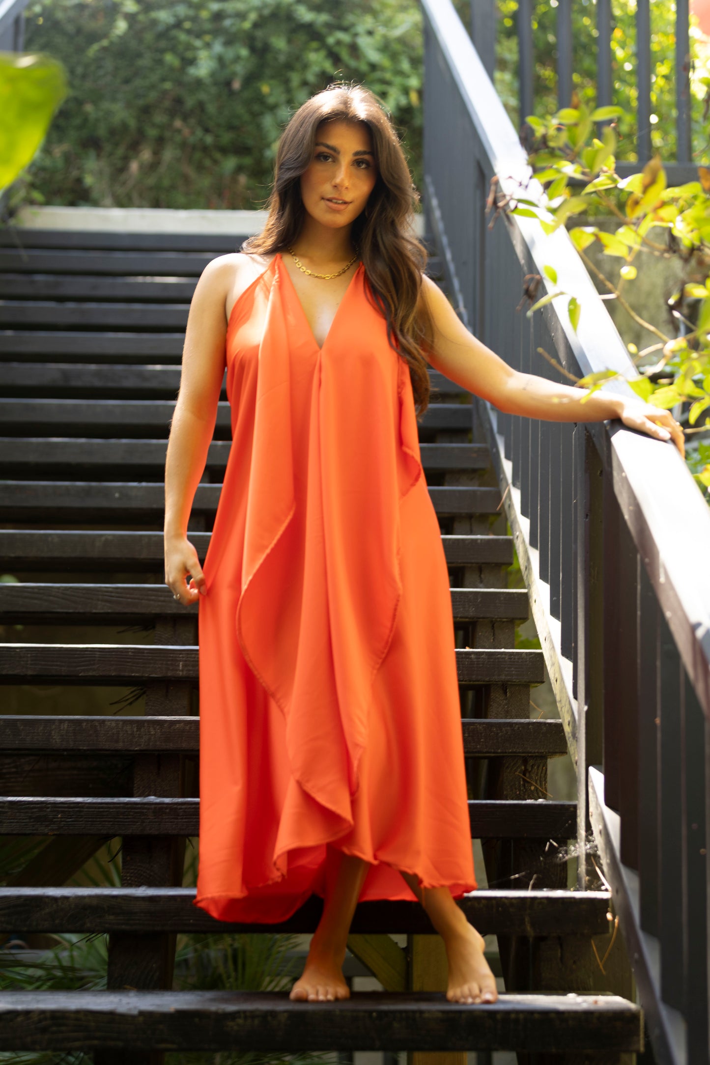 Robe Gisèle orange