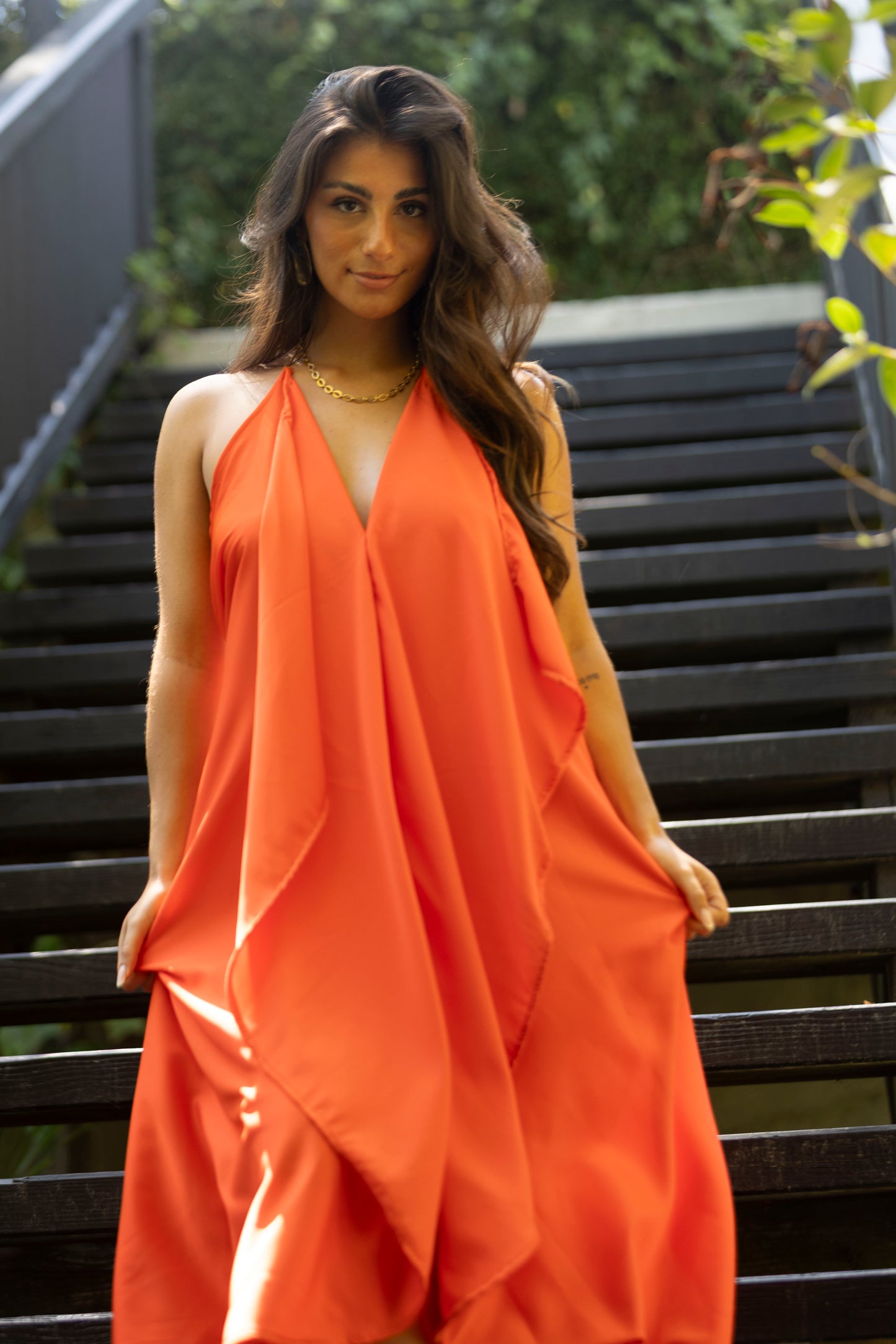 Robe Gisèle orange