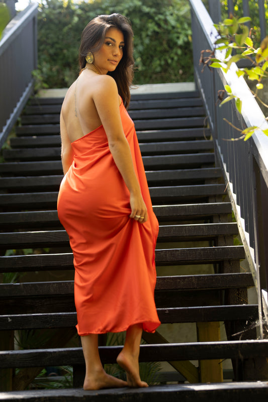 Robe Gisèle orange