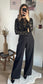Pantalon large noir GIO