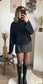 Pull oversize col roulé BRUNA