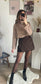 Jupe-short marron VEGA