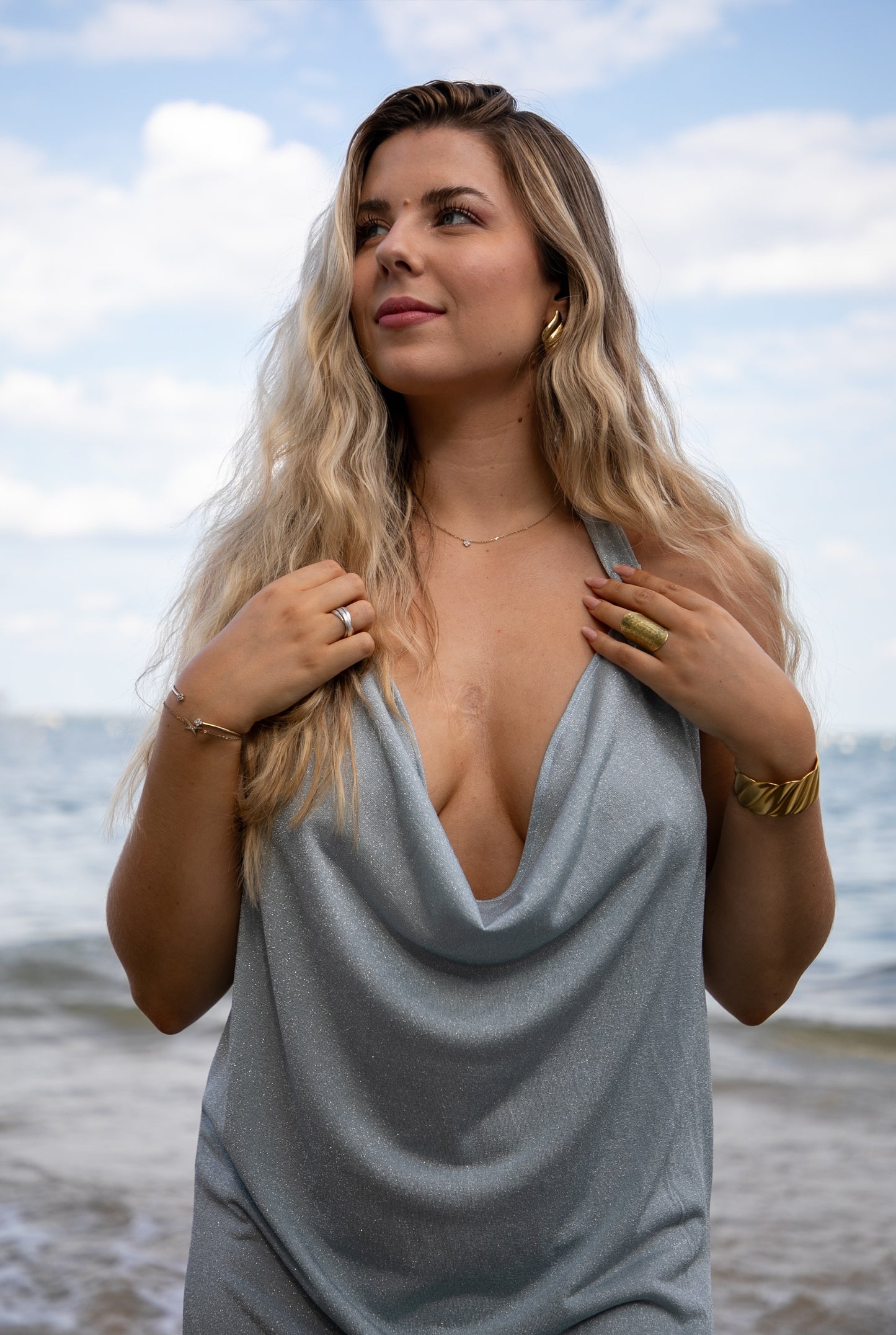 Robe Gara - Bleu clair