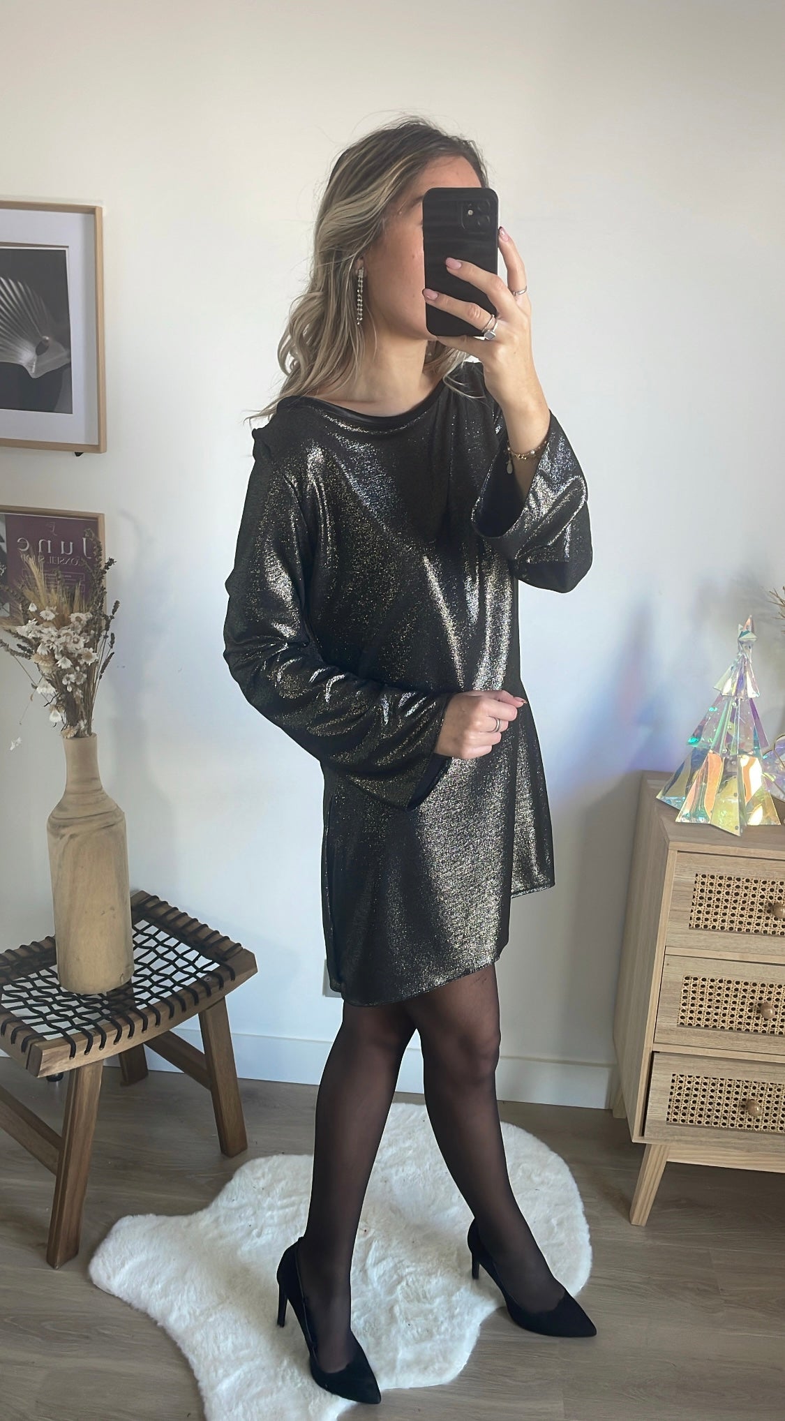 Robe dorée Marine