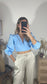 Blouse bleu JASMINE