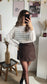 Pull beige cocooning LYRA
