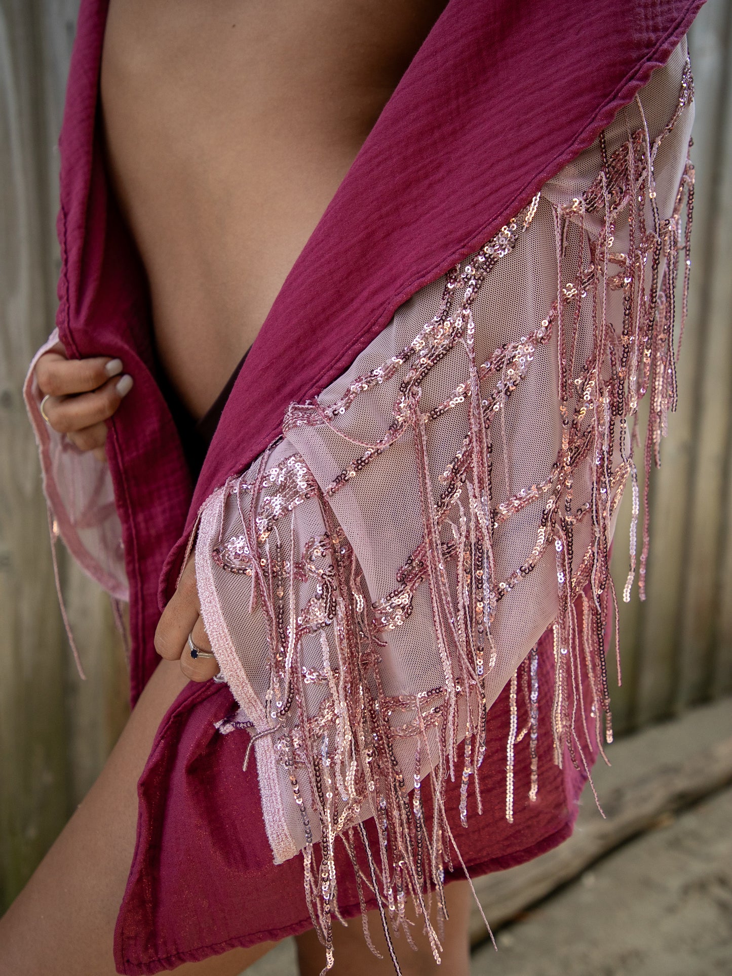 Kimono Brillo rose