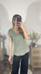 T-shirt kaki AURORA