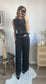 Débardeur noir pailleté Izabel